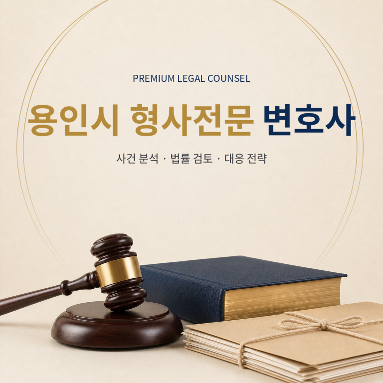 용인시 형사전문 변호사