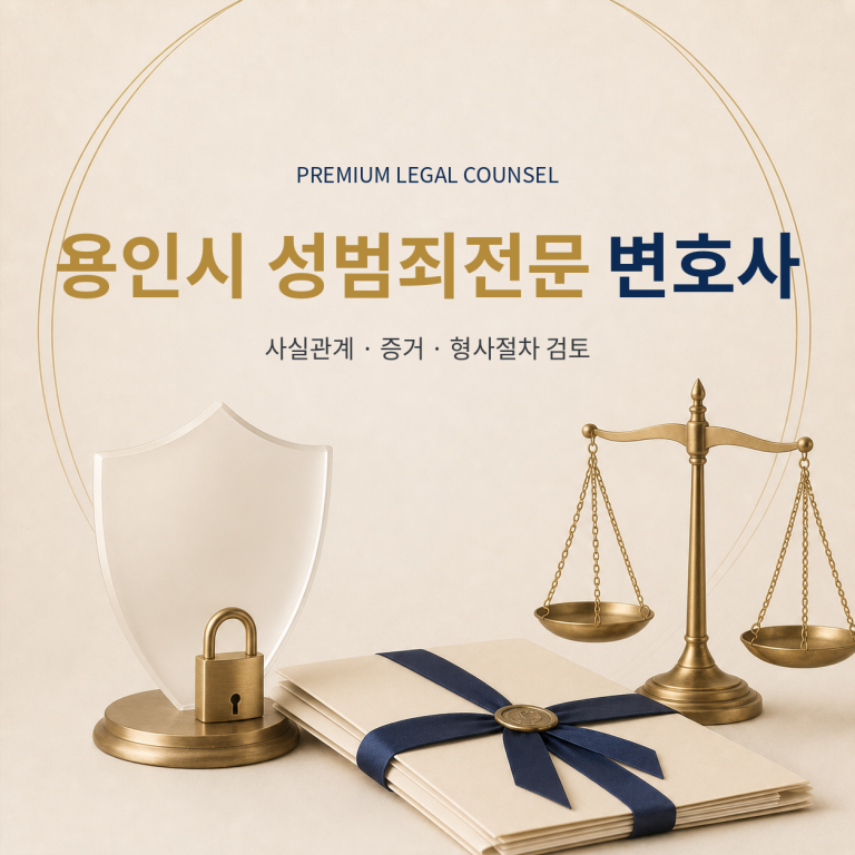 용인시 성범죄전문 변호사