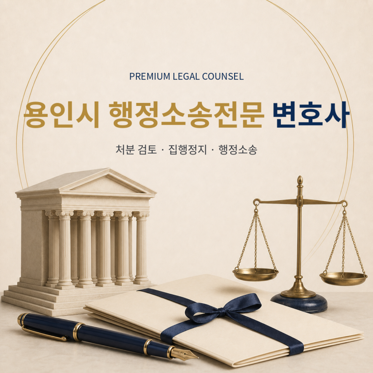 용인시 행정소송전문 변호사